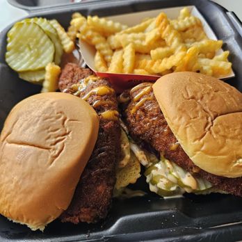 Dave's Hot Chicken - Reaper sliders. - Chicken Shop Near Me - Minnetonka, Minnesota Dave's Hot Chicken - Reaper sliders. - Chicken Shop Near Me - Minnetonka, Minnesota