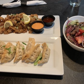 Bar Keeps Eatery and Taps - Appetizers - pot stickers, fried calamari, Thai beef salad. - Bars Near Me - Nacogdoches, Texas Bar Keeps Eatery and Taps - Appetizers - pot stickers, fried calamari, Thai beef salad. - Bars Near Me - Nacogdoches, Texas