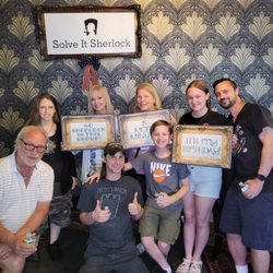 Solve It Sherlock Escape Room - What a fun way to celebrate our Granddaughter's birthday.  Very clever!