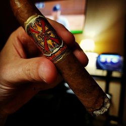 Dad's Cigar Warehouse - Nice Opus X on my bday!