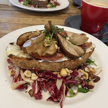 Red Kite Café - Pear toast - Cafes Near Me - Edinburgh, EDH