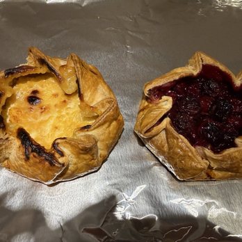 Sweetdragon Baking Company - Lemon and cherry hand pies. Bake at 350F for 12 minutes to crisp Up the crust - Desserts Near Me - San Jose, California Sweetdragon Baking Company - Lemon and cherry hand pies. Bake at 350F for 12 minutes to crisp Up the crust - Desserts Near Me - San Jose, California