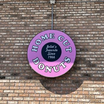 Home Cut Donuts - a donut shop sign - Donuts Near Me - Joliet, Illinois