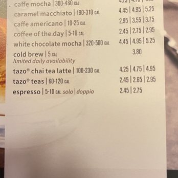 The Bistro - Drink menu - Coffee & Tea Near Me - Laie, Hawaii