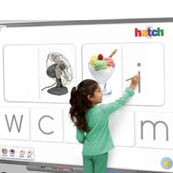 Stem Prep Academy - We have a smart board!