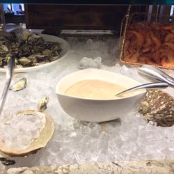 Cafe Opera - Raw oysters and prawns