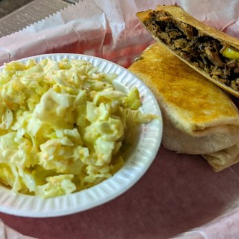 Big Rascal BBQ & Grille - Texas BBQ'Dilla w/ cole slaw. - Barbeque Near Me - Ocala, Florida
