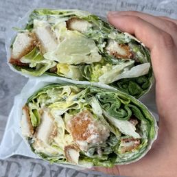 Chicken Cutlet Caesar Wrap Chicken Cutlet Caesar Wrap