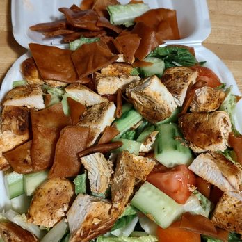 Famous Shawarma - Chicken Fattoush Salad Lacks Seasoning - Mediterranean Near Me - Westland, Michigan Famous Shawarma - Chicken Fattoush Salad Lacks Seasoning - Mediterranean Near Me - Westland, Michigan