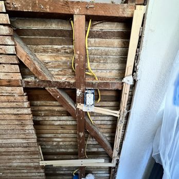 Alvarez Painting and Drywall - Paint stir sticks framing area to be drywalled - Drywall Installation & Repair Near Me