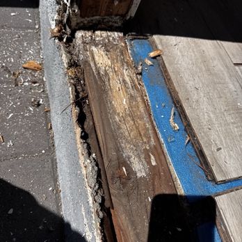 Crafty Hands - Old rotted wood around door frame before it was removed - Handyman Near Me - Los Angeles, California Crafty Hands - Old rotted wood around door frame before it was removed - Handyman Near Me - Los Angeles, California