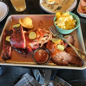 Jim 'N Nick's Bar-B-Q - Beef ribs Pull pork Brisket  Mac & cheese Appetizers- deviled eggs - Barbeque Near Me - Franklin, Tennessee