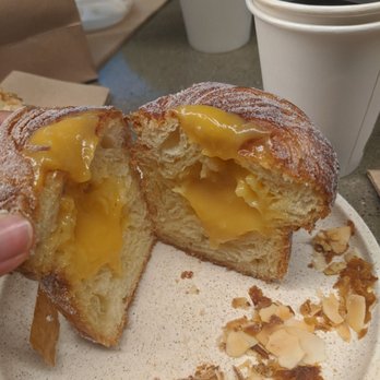 Lune Cbd - lemon curd cruffin cut open - Coffee & Tea Near Me - Melbourne, VIC Lune Cbd - lemon curd cruffin cut open - Coffee & Tea Near Me - Melbourne, VIC