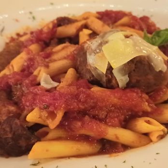Misto Restaurant and Bar - Penne topped with meatballs, sausage and pork with Misto red sauce - Seafood Near Me - Bronx, New York Misto Restaurant and Bar - Penne topped with meatballs, sausage and pork with Misto red sauce - Seafood Near Me - Bronx, New York