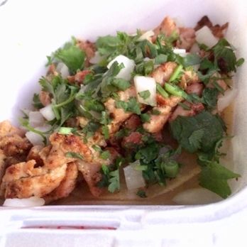 El Torito Loco - Grilled chicken Street taco regularly $2.99, $1.79 on taco Tuesdays. Really good. - Mexican Near Me - Chino, California El Torito Loco - Grilled chicken Street taco regularly $2.99, $1.79 on taco Tuesdays. Really good. - Mexican Near Me - Chino, California