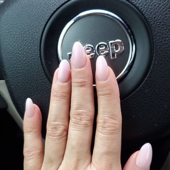Galaxy Nail - My light pink acrylic nails - Nail Salons Near Me - River Grove, Illinois