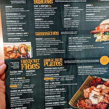 Flip 'n Patties - Energy Corridor - Menu - Filipino Near Me - Houston, Texas Flip 'n Patties - Energy Corridor - Menu - Filipino Near Me - Houston, Texas