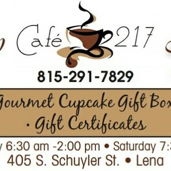 Cafe 217 Espresso & Bakery Shoppe - a cup of coffee - Coffee & Tea Near Me - Lena, Illinois Cafe 217 Espresso & Bakery Shoppe - a cup of coffee - Coffee & Tea Near Me - Lena, Illinois