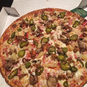 Papa Johns Pizza - Thin crust with spicy sausage, Canadian bacon, mushrooms, pineapple, and jalapeños. You're welcome. - Pizza Near Me - Smyrna, Tennessee Papa Johns Pizza - Thin crust with spicy sausage, Canadian bacon, mushrooms, pineapple, and jalapeños. You're welcome. - Pizza Near Me - Smyrna, Tennessee