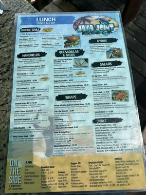 Menu photo 5 Java Joint Beachside Grill Flagler Beach, FL