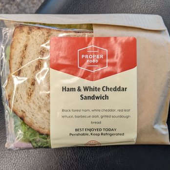 Proper Food - Ham & White Cheddar Sandwich - Sandwiches Near Me - San Francisco, California Proper Food - Ham & White Cheddar Sandwich - Sandwiches Near Me - San Francisco, California