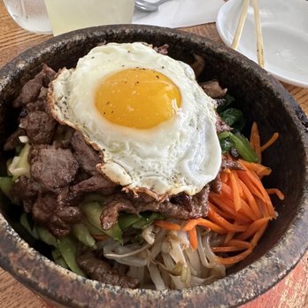 O'Kims - Washugyu Stone Pot Bibimbab was just OK. - Korean Near Me - Honolulu, Hawaii O'Kims - Washugyu Stone Pot Bibimbab was just OK. - Korean Near Me - Honolulu, Hawaii