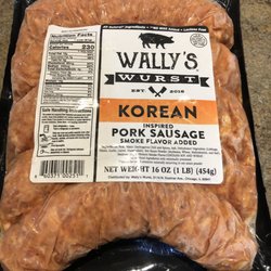 Wally's Wurst - Korean chili sausage