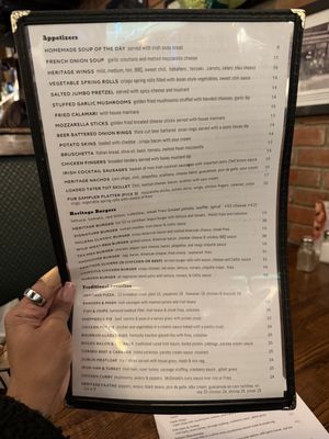 Menu photo 1 Heritage Bar & Restaurant Yonkers, NY