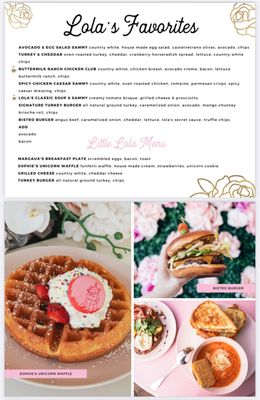 Menu photo 6 Cafe Lola Henderson, NV