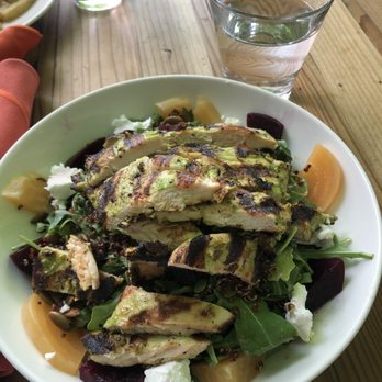 Fable - Roasted beet salad with grilled chicken - New American Near Me - San Francisco, California Fable - Roasted beet salad with grilled chicken - New American Near Me - San Francisco, California
