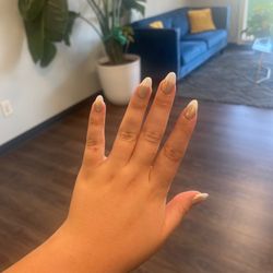 Diamond Nails - French with Crome