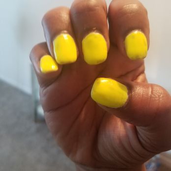 The Nail Spa - The shape, uneven, polish separating. - Nail Salons Near Me - Carmel, Indiana