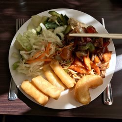 Vegegarden - Lite blandat från buffén.