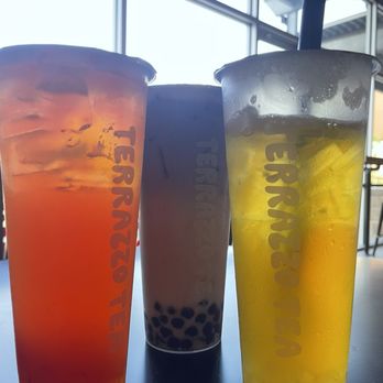 Terrazzo Tea - In A Mood, Tarozo, Sweet Cheeks - Bubble Tea Near Me - Austin, Texas