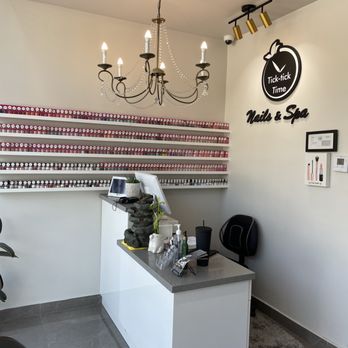 Tick-Tick Time Nails & Spa - Greeted at the counter and waiting area. - Nail Salons Near Me - Monterey Park, California