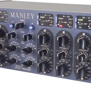 Manley Labs - Faithfully emulated on the UAD platform, still nothing beats the real thing. The Manley Massive Passive Stereo Equalizer remains the king. - Electronics Near Me - Chino, California Manley Labs - Faithfully emulated on the UAD platform, still nothing beats the real thing. The Manley Massive Passive Stereo Equalizer remains the king. - Electronics Near Me - Chino, California