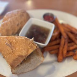 Classic Eats - Prime beef dip with sweet potato fries