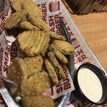 Smashburger - Fried pickles! Yum - Burgers Near Me - Rockville, Maryland Smashburger - Fried pickles! Yum - Burgers Near Me - Rockville, Maryland