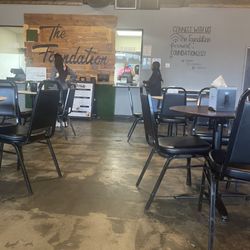 Vujee Vegan - Inside: shared space w big John's?