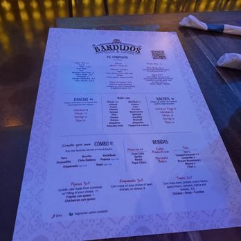 Bandidos - Menu - Mexican Near Me - Lynchburg, Virginia
