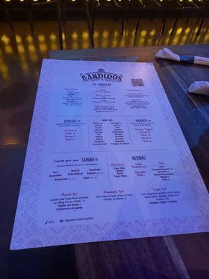 Menu photo 1 Bandidos Lynchburg, VA