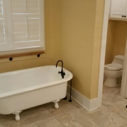 Pro Glaze Refinishing - Miriam Here is picture of the tub you refinished for us. Just got it hooked up. Thanks again for your good work. Will send more pictures. Ri