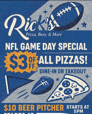 Rick's Pizza, Beer, & More by null