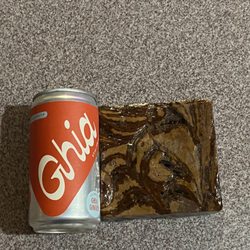 Tracy Dempsey Originals - Ghia ginger drink and fleur de sel brownie