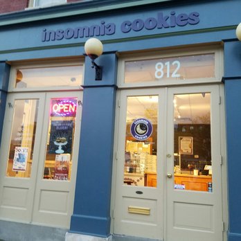Insomnia Cookies - I dream of tearing off clothes with my teeth on Hampstead Heath and if you get this reference I am impressed - Desserts Near Me - Baltimore, Maryland