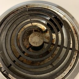 Dirty stove top Dirty stove top