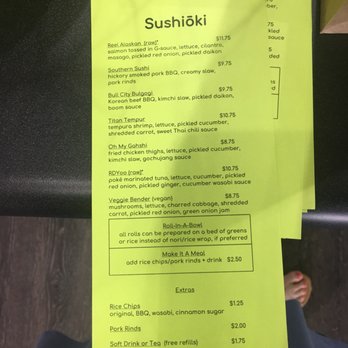 Sushioki - Short menu - Sushi Bars Near Me - Durham, North Carolina Sushioki - Short menu - Sushi Bars Near Me - Durham, North Carolina
