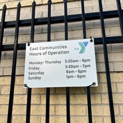 East Communities Branch YMCA - New Summer Opening hours for Saturday is up to 8 pm. This will be up to October.