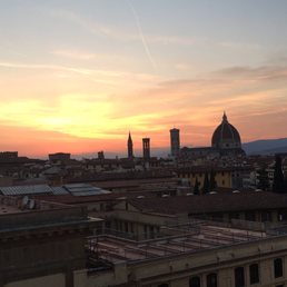 Sunset from rooftop