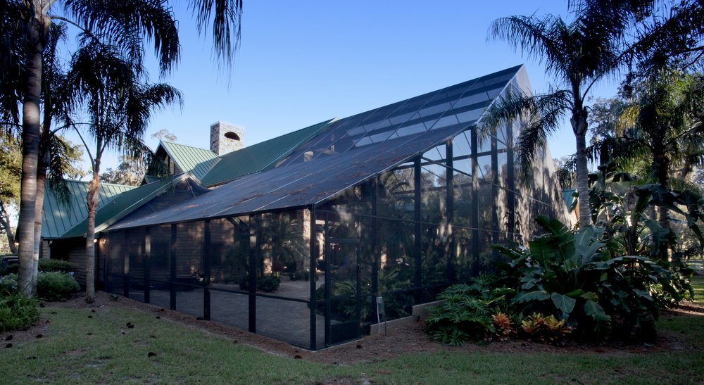 Slide of White Aluminum and Windows